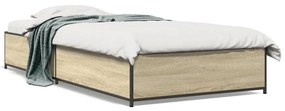 Giroletto Rovere Sonoma 75x190cm İn Legno Multistrato E Metallo /