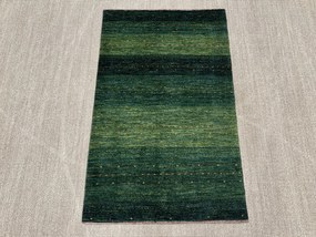 Loribaft Tappeto 90 x 140 Verde (Iran) Annodato A Mano