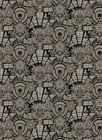 Geometrische Tapete Coupole von Jean Paul Gaultier - Or