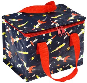 Borsa termica blu scuro Space Age Rocket – Rex London