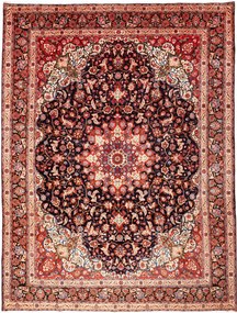 Moud Tappeto 310 x 410 Blu (Iran) Annodato A Mano