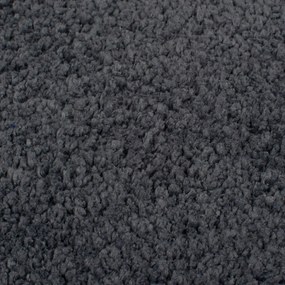 Tappeto in fibra riciclata lavabile grigio scuro 80x150 cm Fluffy - Flair Rugs