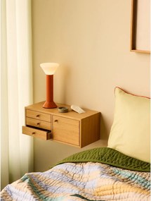 Lampada da tavolo arancione dimmerabile (altezza 30 cm) Flash - Hübsch