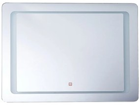 Specchio rettangolare da parete a LED 60 x 80 cm WASSY Beliani
