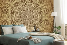 Carta da parati – Mandala decorativa con pizzo