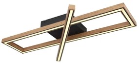 Globo 67287D1 - Plafoniera LED MANDERA LED/36W/230V marrone