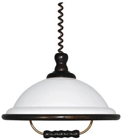 Prezent 73006 W52 - Lampadario a sospensione ACRYL 1xE27/60W/230V