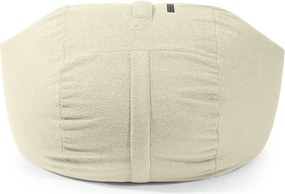 Puof a sacco marrone con rivestimento in bouclé Roll 105 – SLOWDOWN