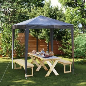 Gazebo Per Feste Professionale 2x2 M Antracite /