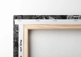 Stampa su tela – Arte astratta in bianco e nero