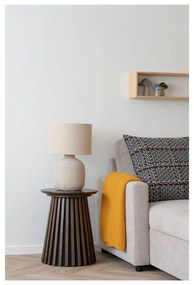 Coperta gialla in cotone riciclato 130x170 cm Santos - House Nordic