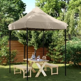 Tenda da Festa Pieghevole Pop-Up Tortora 200x200x306 cm