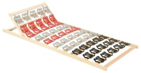 Rete a Doghe con 12 Doghe Schienale Regolabile 100x200 cm