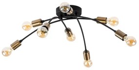 Lampadario a plafone  BANANA 8xE27/40W/230V