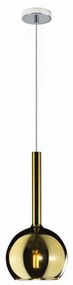 Sosp. cromo 1 luce piccola oro 1155cr-sp-or