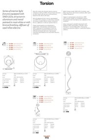 Redo 01-1886 - Plafoniera LED dimmerabile TORSION LED/29W/230V bianca