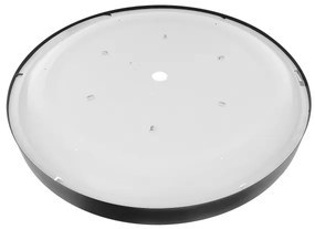 Plafoniera con sensore CLEO 6xE27/24W/230V d. 80 cm nero