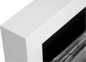 Camino a Bioetanolo da Parete 90x12xH40 cm Siena Bianco...