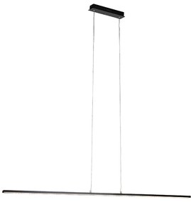 Lampada a sospensione moderna nera 150 cm con LED - Banda