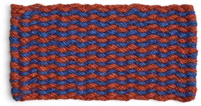 HAY - Coco Stripe Wave Tappetino per Porta Marrone/Navy Hay