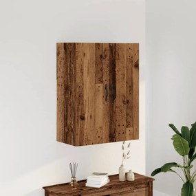 Mobile A Parete Legno Antico 69,5x34x90 Cm İn Truciolato /