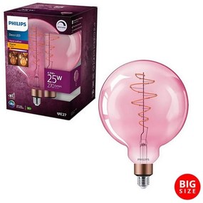 Lampadina LED dimmerabile Philips DECO G200 E27/4,5W/230V 1800K