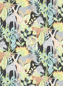 Harlequin Carta da parati Into the Wild - Midnight Jungle