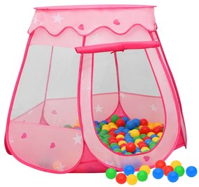 Tenda Da Gioco Per Bambini Rosa 102x102x82 Cm /
