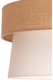 Duolla - Lampadario a sospensione con filo ETNIC 1xE27/40W/230V diametro 45 cm color crema/beige