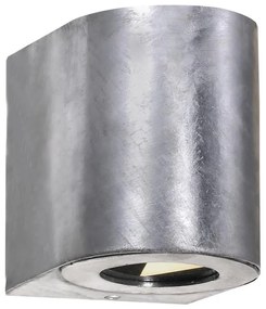 Nordlux - Applique da esterno LED CANTO 2xLED/6W/230V IP44 argento