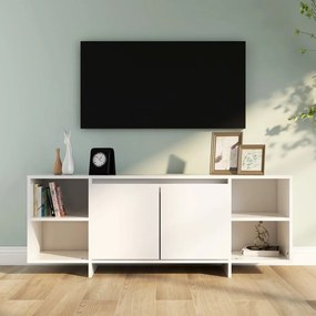 Mobile Porta Tv Bianco 130x35x50 Cm İn Truciolato /