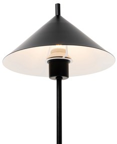 Lampada da tavolo di design nera - Triangolo