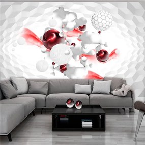 Fotomurale  Race of Colours  Red  Colore Grigio, Dimensioni e Misure 100x70