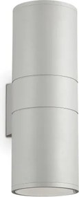 Ideal Lux - Lampada da parete per esterni GUN 1xE27/60W/230V 31 cm IP54 grigia