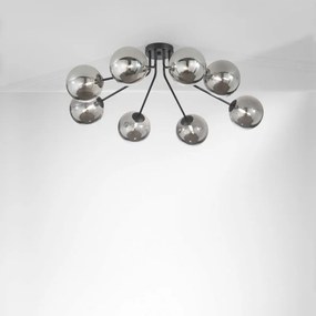 Plafoniera Honey nero IP20, 8XG9