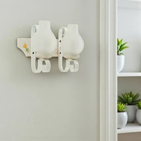 Brilagi - Applique da parete QUEEN 2xE14/40W/230V faggio/crema