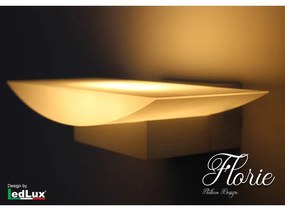 Applique Led Da Parete Modello Florie Italian Design Moderna 6W Bianco Caldo