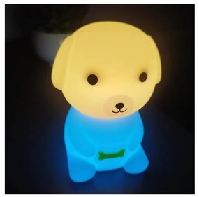 Lampada notturna ricaricabile per bambini LED RGB dimmerabile LED/2,5W/5V 3000K 1200 mAh cane