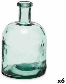 Bottiglia Decorazione Larghezza Trasparente 15 x 24,5 x 15 cm (6 Unità)