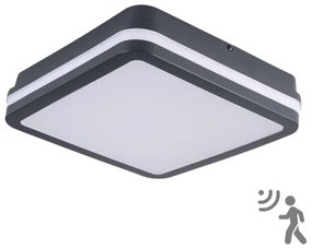 Brilagi - Lampada LED da esterno con sensore BENE LED/18W/230V 22x22 cm IP54