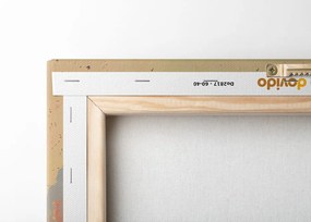 Quadro su tela – Japandi fumatore scheletro