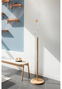 Panchina in colore bianco e naturale Klupa - Gazzda