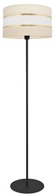 Lampada con piedistallo HELEN 1xE27/15W/230V color crema/nero/oro