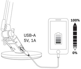 Lampada da tavolo LED dimmerabile con funzione Touch OPTIMUM LED/7W/230V 3000/4000/6000K