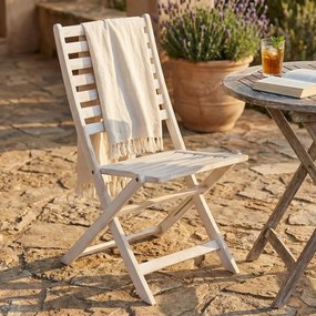 SORTIS - sedia da giardino pieghevole in legno massiccio di acacia