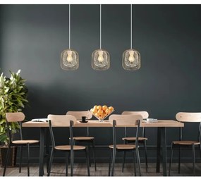 Globo 15965-3H - Lampadario a sospensione con cavo DICHTI 3xE27/40W/230V