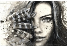 Pittura su vetro 100x70 cm - Wallity