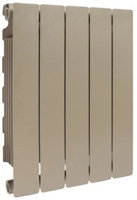 Radiatore acqua calda PRODIGE MODERN in alluminio, 6 elementi, interasse 800 mm, graphite