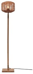 Lampada da terra con paralume in rattan di colore naturale (altezza 130 cm) Tanami - Good&amp;Mojo