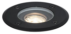 Set di 6 faretti da terra moderni neri 35 mm orientabili IP65 - Delux